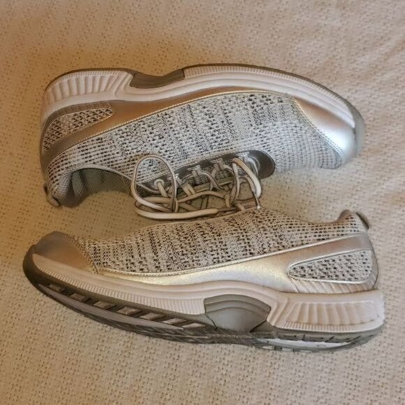 Orthofeet 982 Sandy BioFit Grey Sz. 12W Wide Athletic Walking Shoes - Picture 4 of 9
